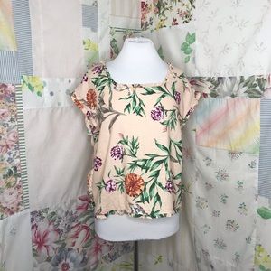 NWT Floral Tunic Top